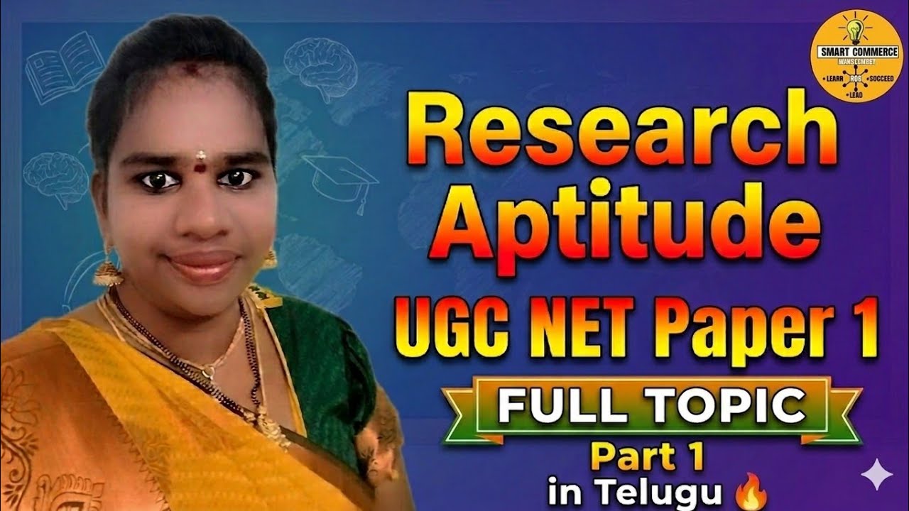 UGC NET Paper 1 Research Methodology Complete Course in Telugu