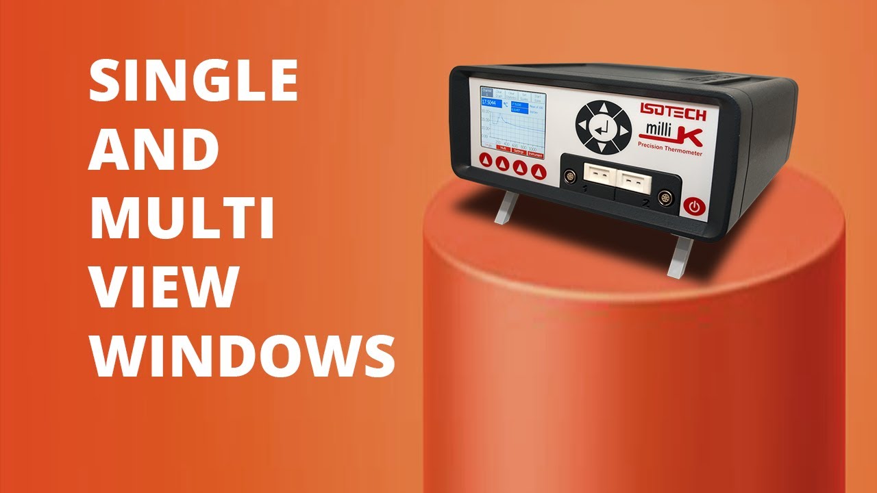 How to Use The Single & Multi View Windows on the Isotech MilliK
