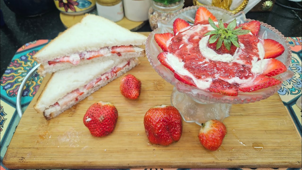 No Bake Guilt Free 🍓 Strawberry 🍰  Cake 😋 #please #like #comment and #share #subscribe 