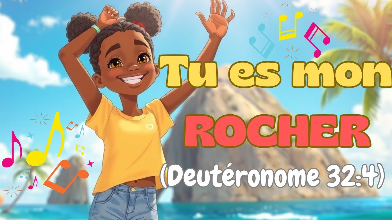 Tu es mon Rocher 🌴 – Chanson chrétienne afrobeat pour enfants | Les Petits Héros de Dieu