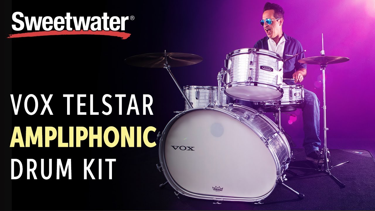 Vox Telstar Drum Set Demo