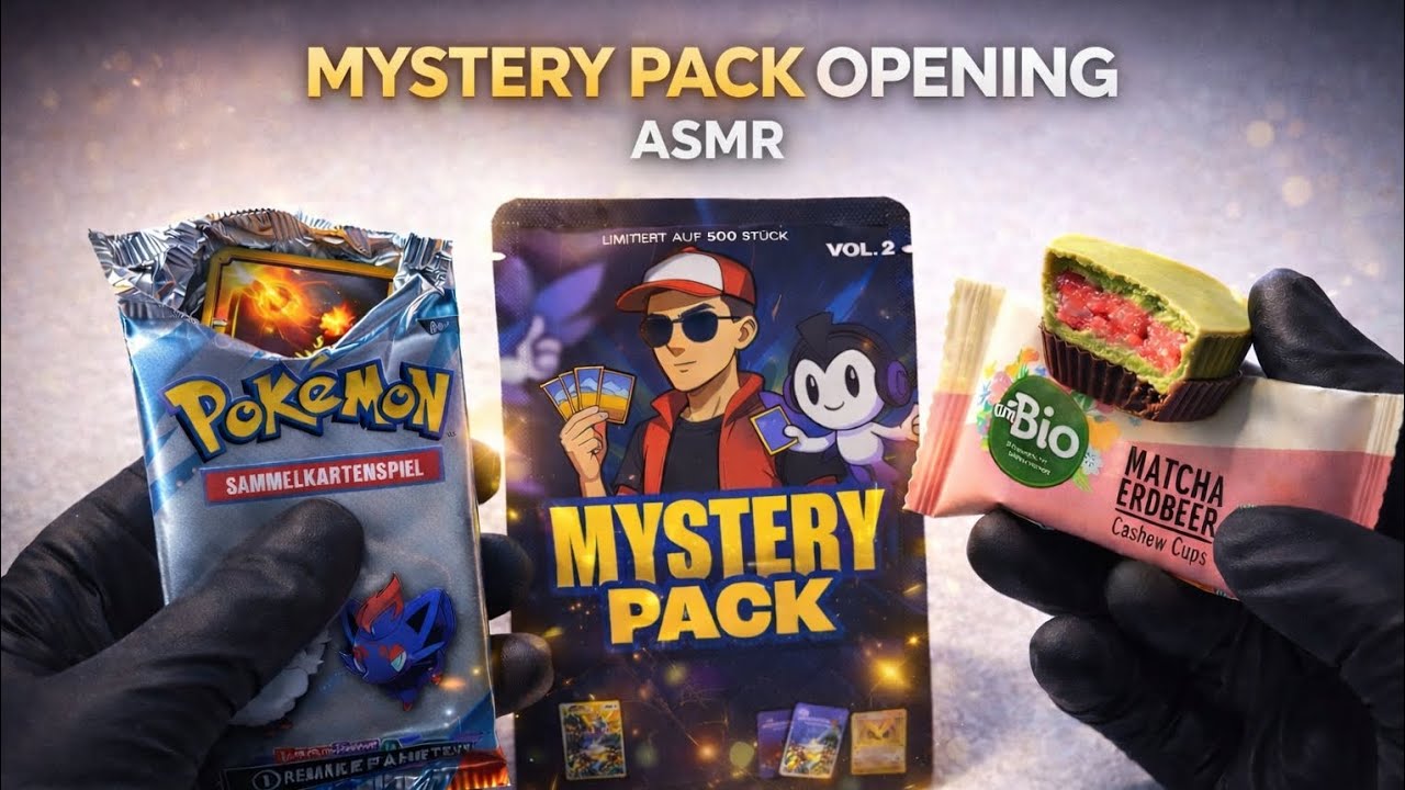 500x LIMITIERTES Mystery Pack 🤯 ASMR Opening + Mouth Sounds