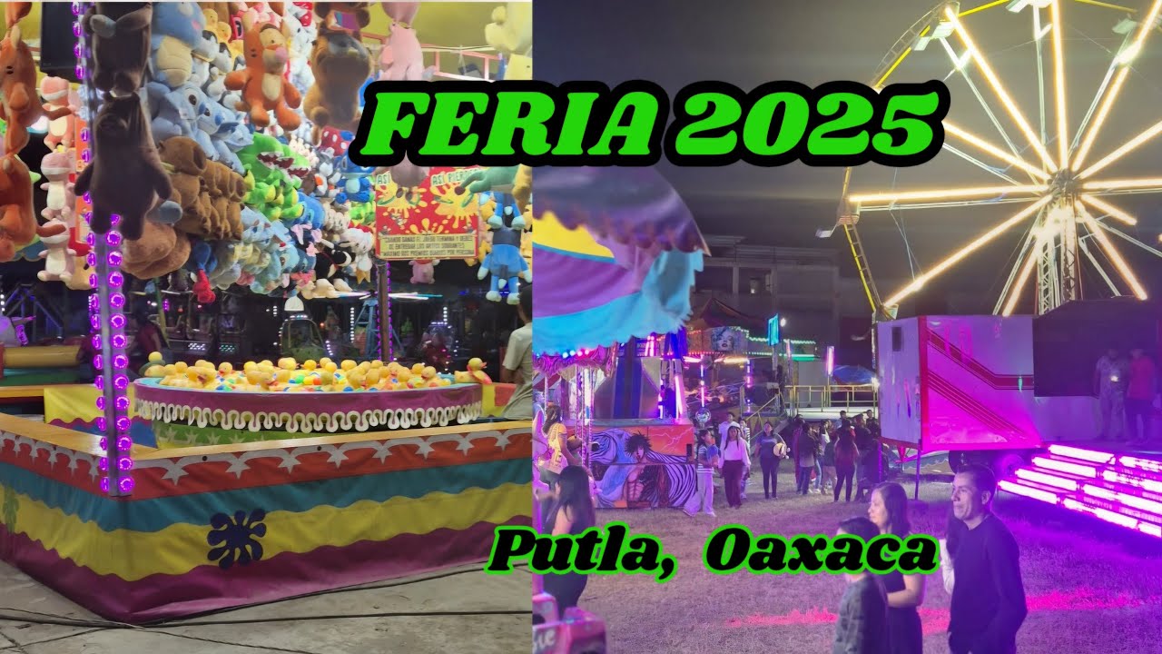 LA FERIA 🎡🤗 en Putla,  Oaxaca 