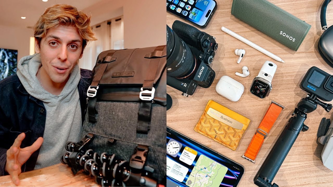 What's on my Tech Travel Bag 2023 + Giveaway Feat James
