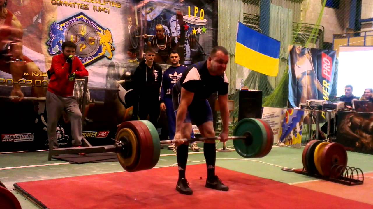 Мельник Сергей. Становая тяга 250 кг. ЧУ UPC 2015 в СК МЕРИДИАН/Фитнес-клуб M-GYM (Киев)