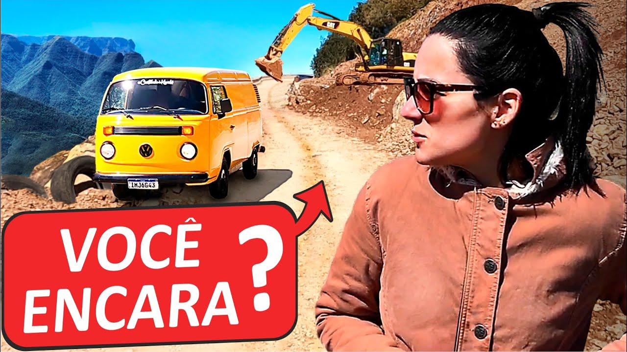 A ESTRADA MAIS PERIGOSA E BONITA DO BRASIL - SERRA DA ROCINHA SC/RS - VIAGEM KOMBI MEL DIA 04
