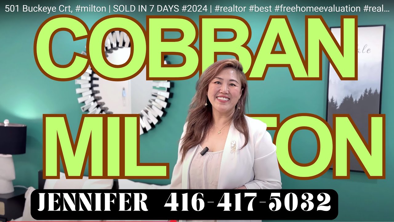 501 Buckeye Crt, #milton | SOLD IN 7 DAYS #2024  |  #realtor #best #freehomeevaluation #realestate