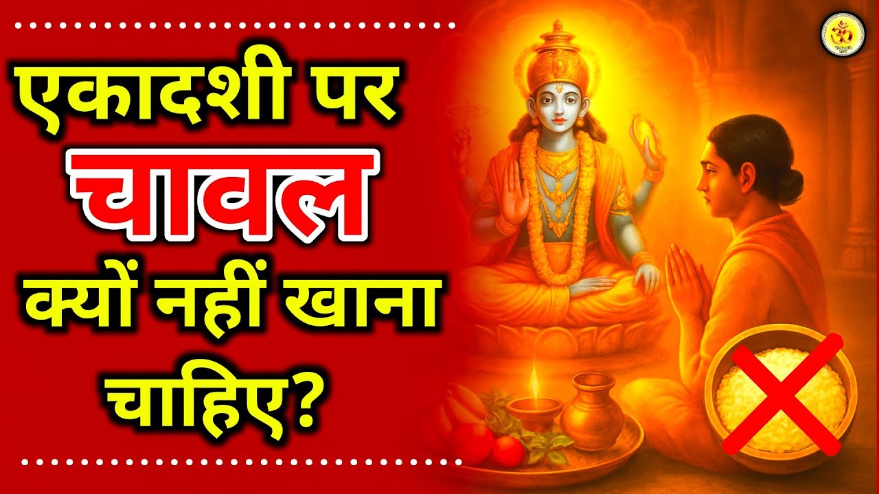 एकादशी पर चावल क्यों नहीं खाते? चावल खाना एकादशी पर पाप क्यों है? #ekadashivrat #ekadashi2025