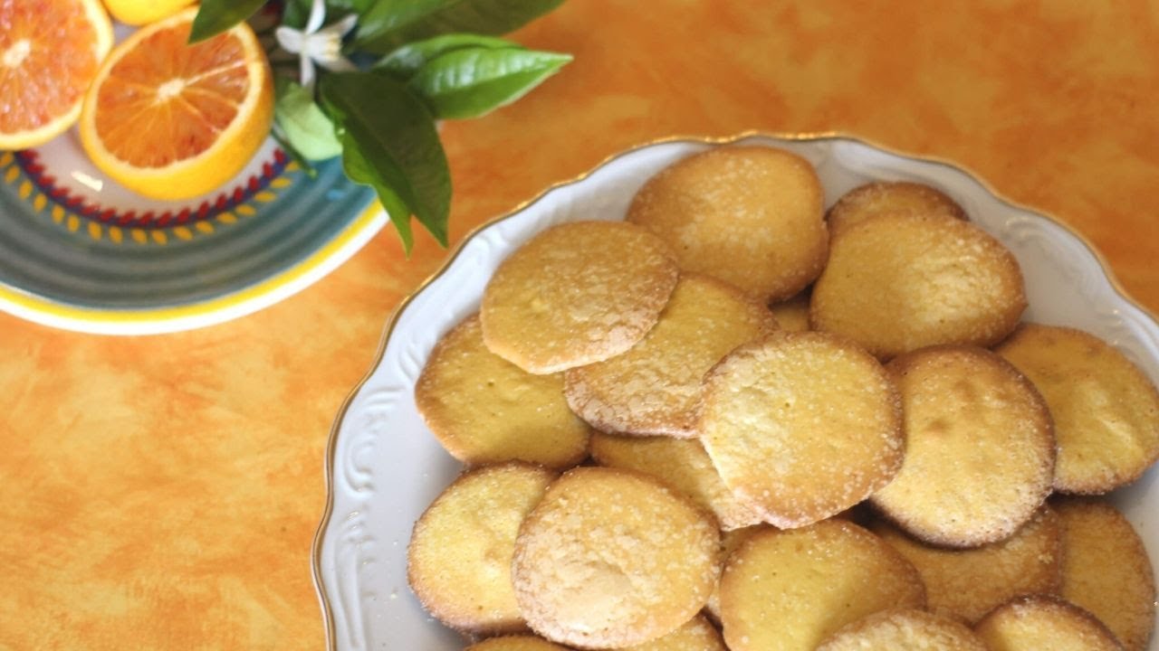 BOLACHAS DE LARANJA, com camada cristalizada, sem manteiga | Receita rápida