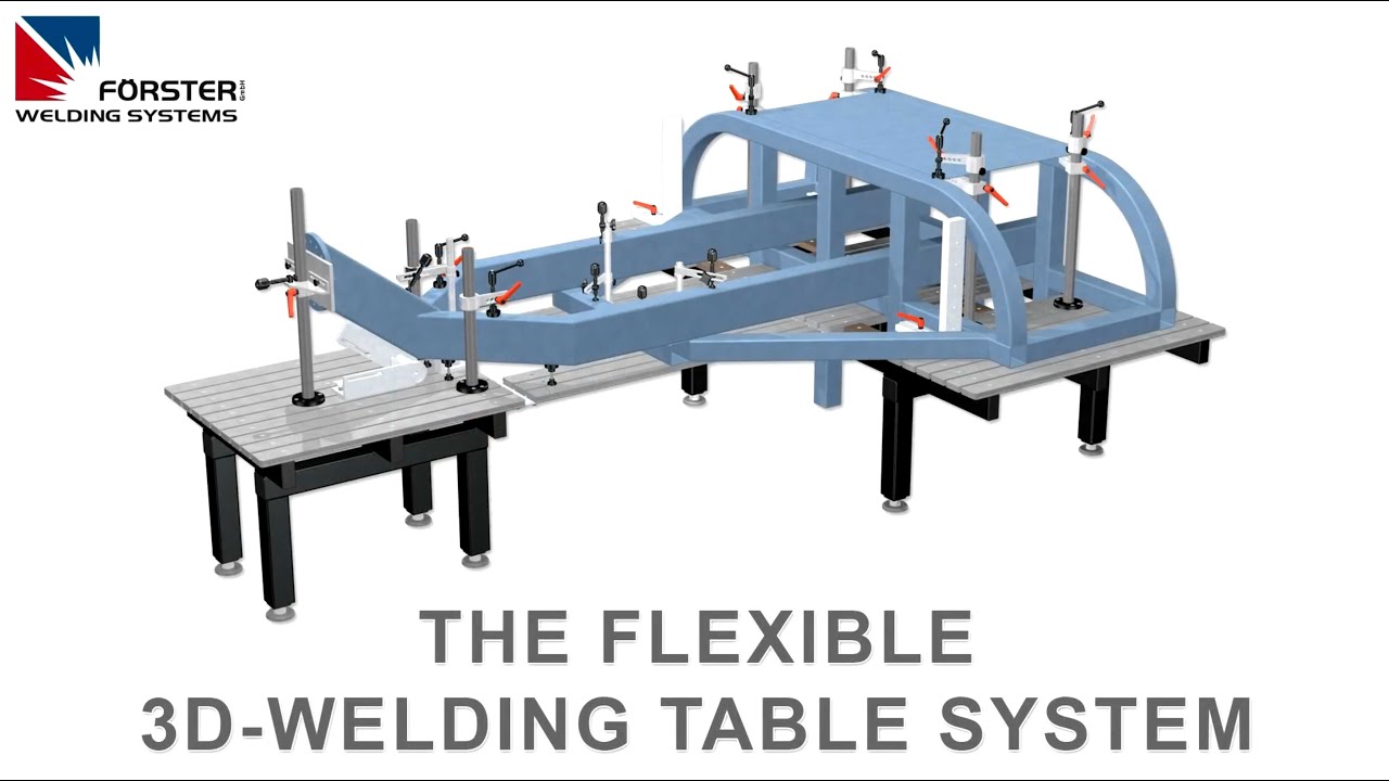WELDING TABLE SYSTEM - 3D WELDING TABLE - MODULAR WELDING TABLES, JIGS AND FIXTURES
