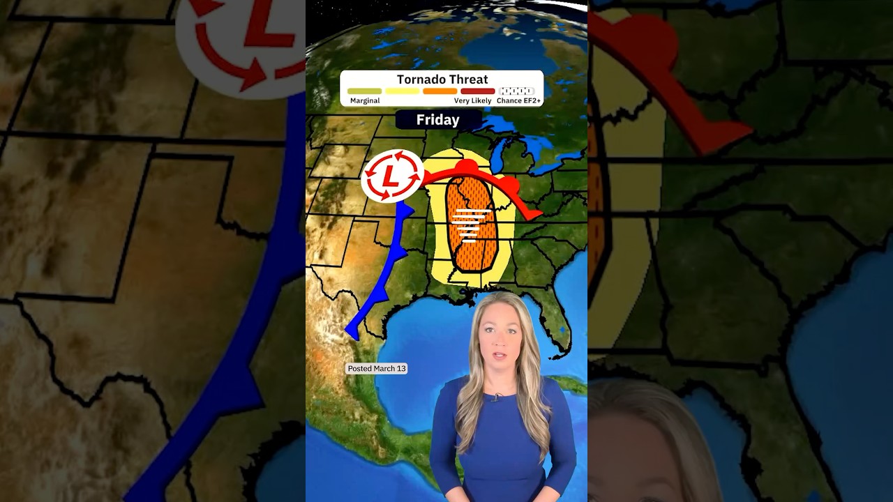 Dangerous Storms Ahead: Severe Weather Outbreak Likely, Including Tornadoes