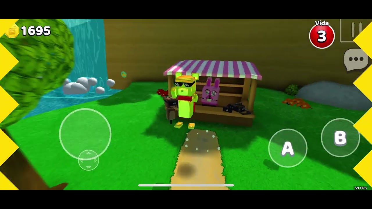 Como passar da vila das tartarugas no chão é lava no super Bear Adventure (mostrei um troque 🤫)