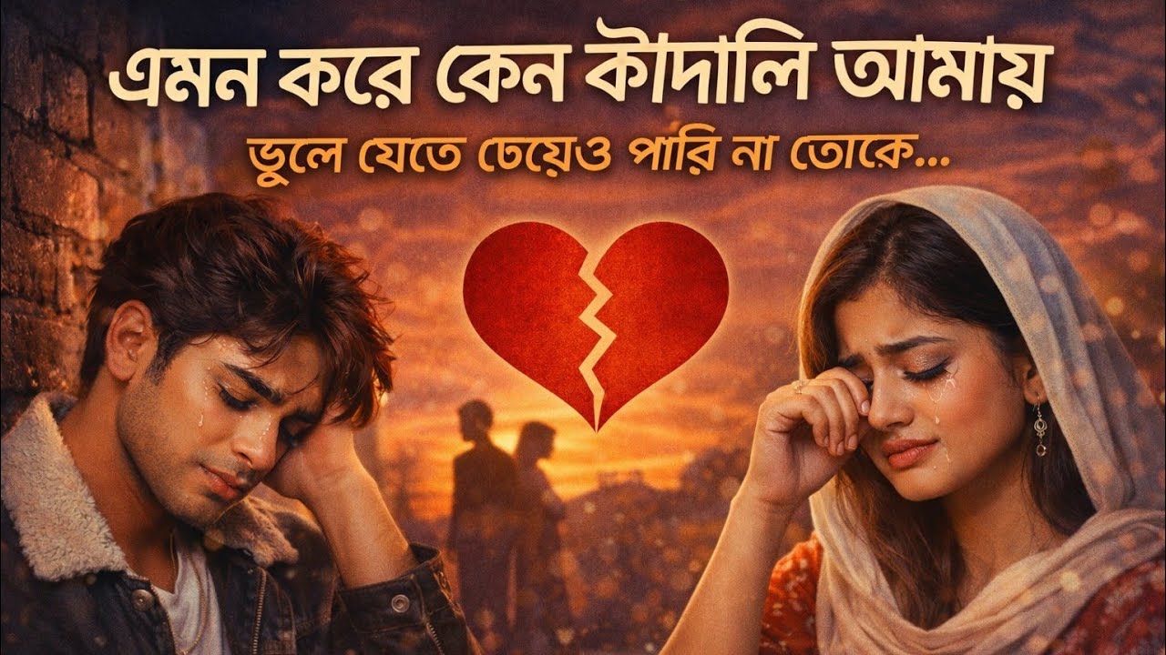 Sad Romantic💔 Mood: Heart টাচিং “এমন করে কেন কাঁদালি আমায়”এই গানটা তাদের জন্য। 2026
