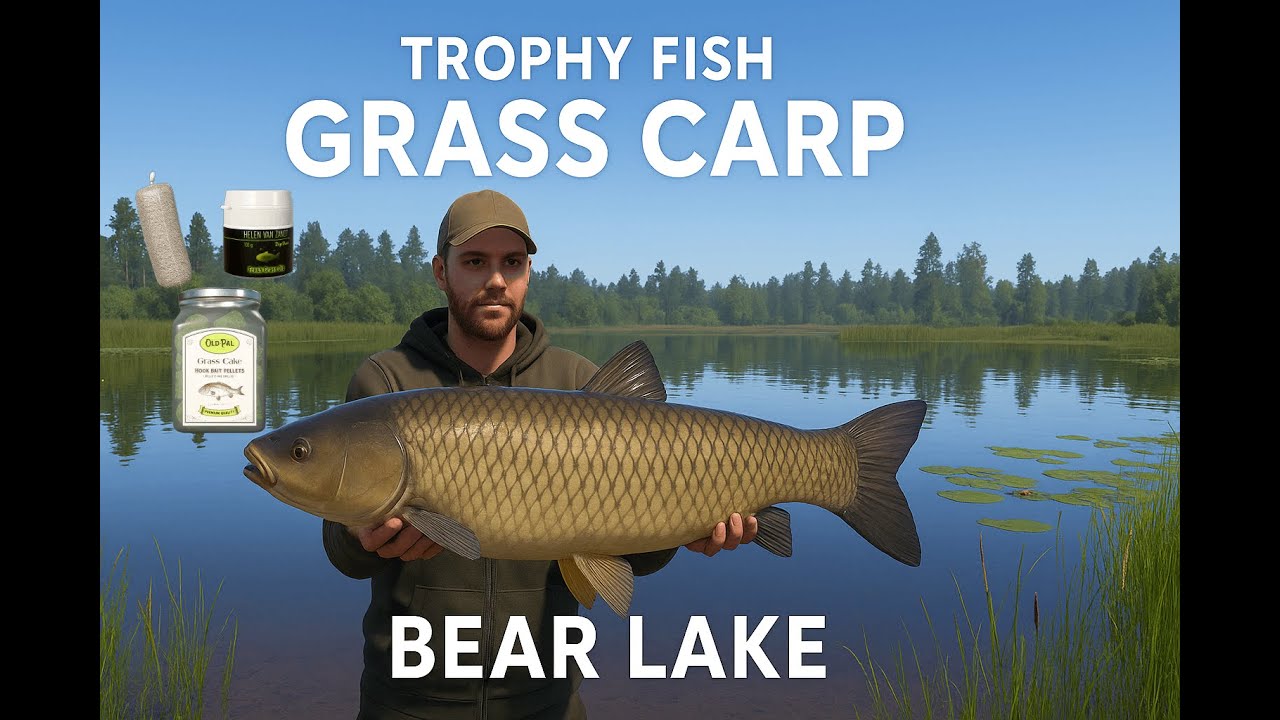 Russian Fishing 4 RF4 FISHING GRASS CARP TROPHY