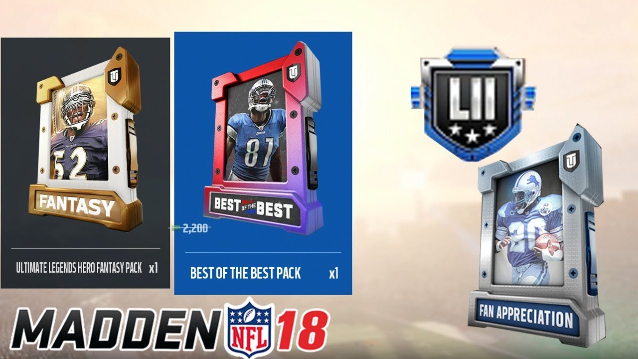 BEST PACK OPENING EVER!! MAX LEVEL! FAN APPRECIATION WEEKEND! | MADDEN 18 ULTIMATE TEAM GAMEPLAY