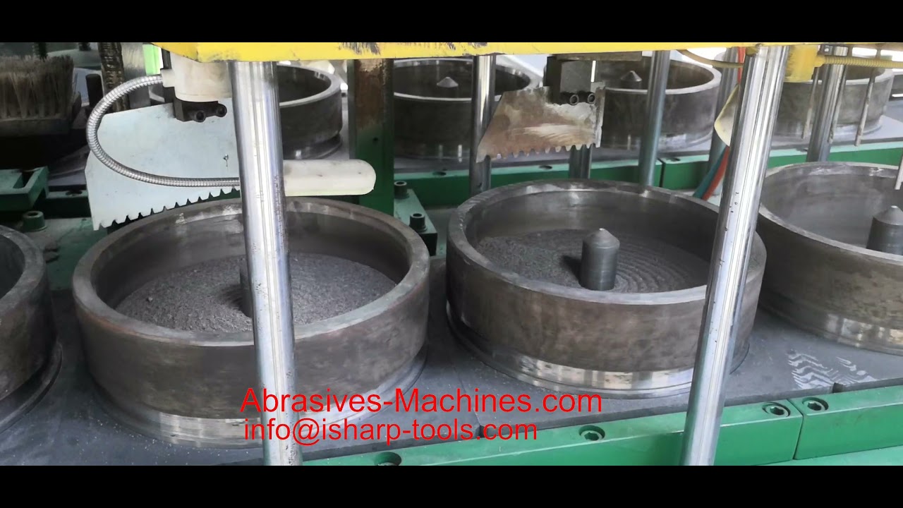 Vitrified bonded grinding wheel making machine