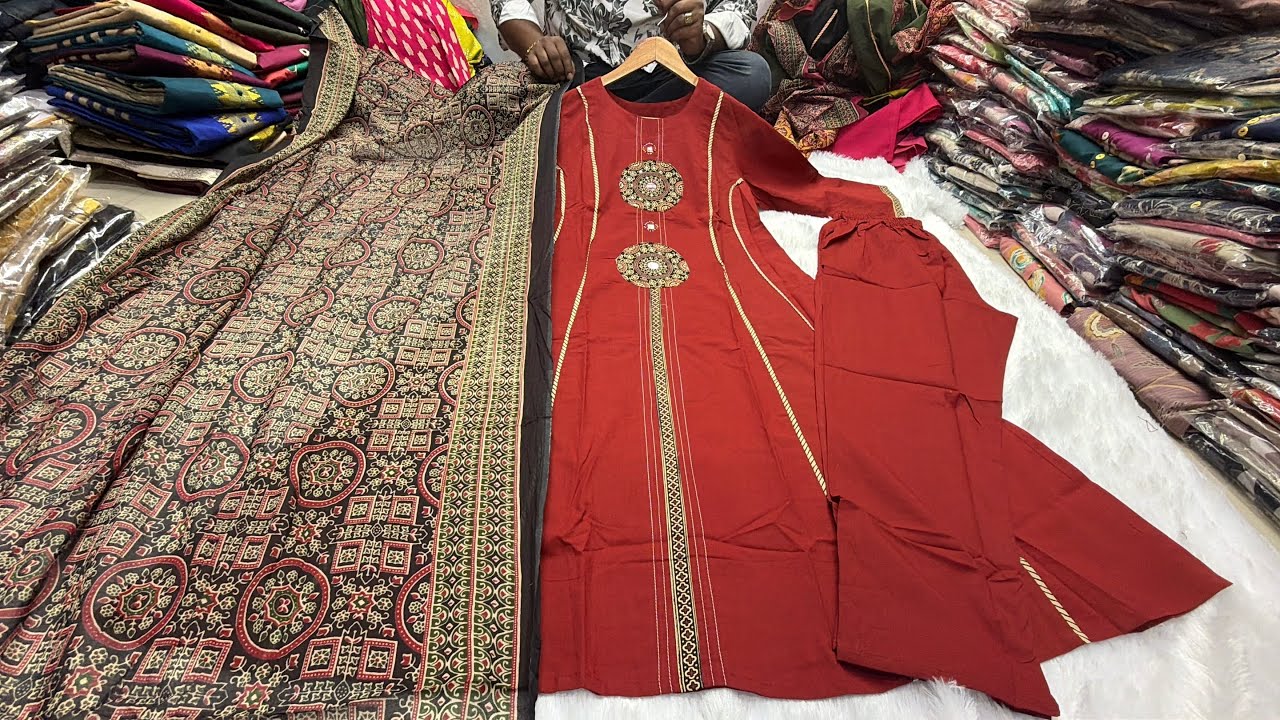 Chickpet Bangalore wholesale designer Kurti sets||Single piece courier available  