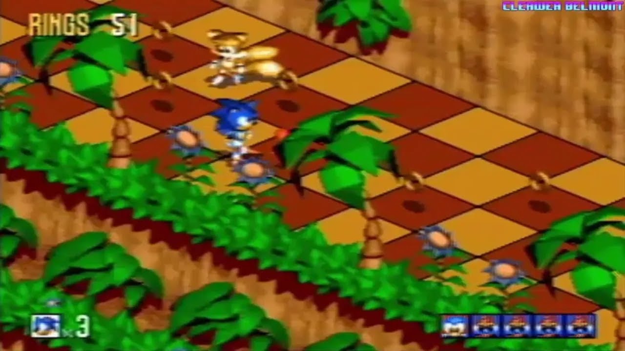 Sonic 3D Flickies' Island (Mega Drive) Complete Longplay - Played on real hardware