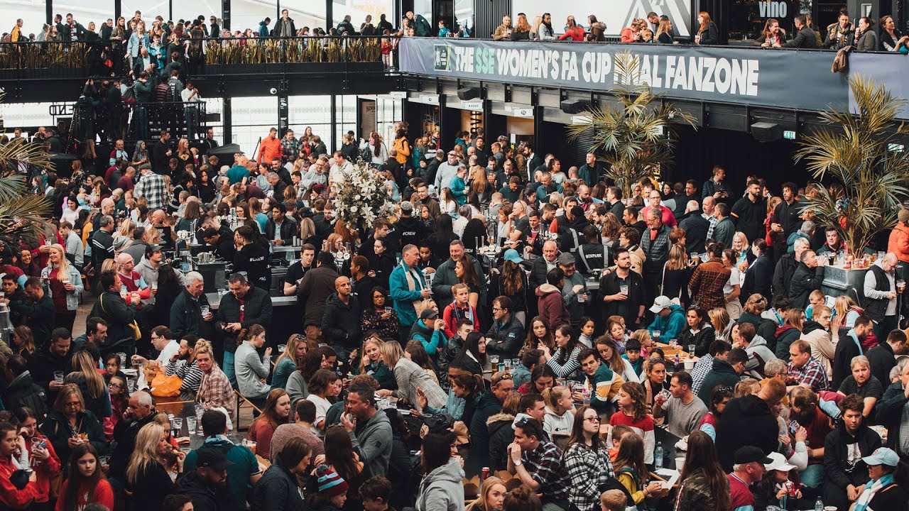 Boxpark Wembley - Women's SSE Cup Final Fanpark