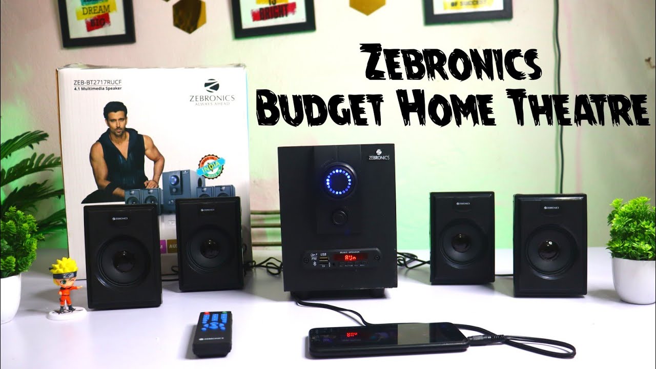 ZEB-BT2717RUCF | Zebronics ZEB-BT2717 4.1 Multimedia Speaker Review | Zebronics 4.1 Home Theater |