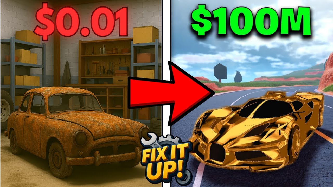 Я построил ЛУЧШУЮ МАШИНУ в Fix it Up! (ROBLOX)