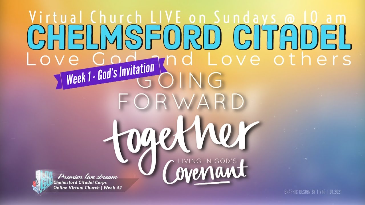 Sunday Online Worship Service from The Salvation Army Chelmsford Citadel  - Week 42 - 10.01.2021