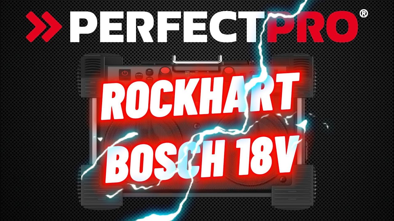 Perfectpro Baustellenradio ROCKHART BOSCH 18V