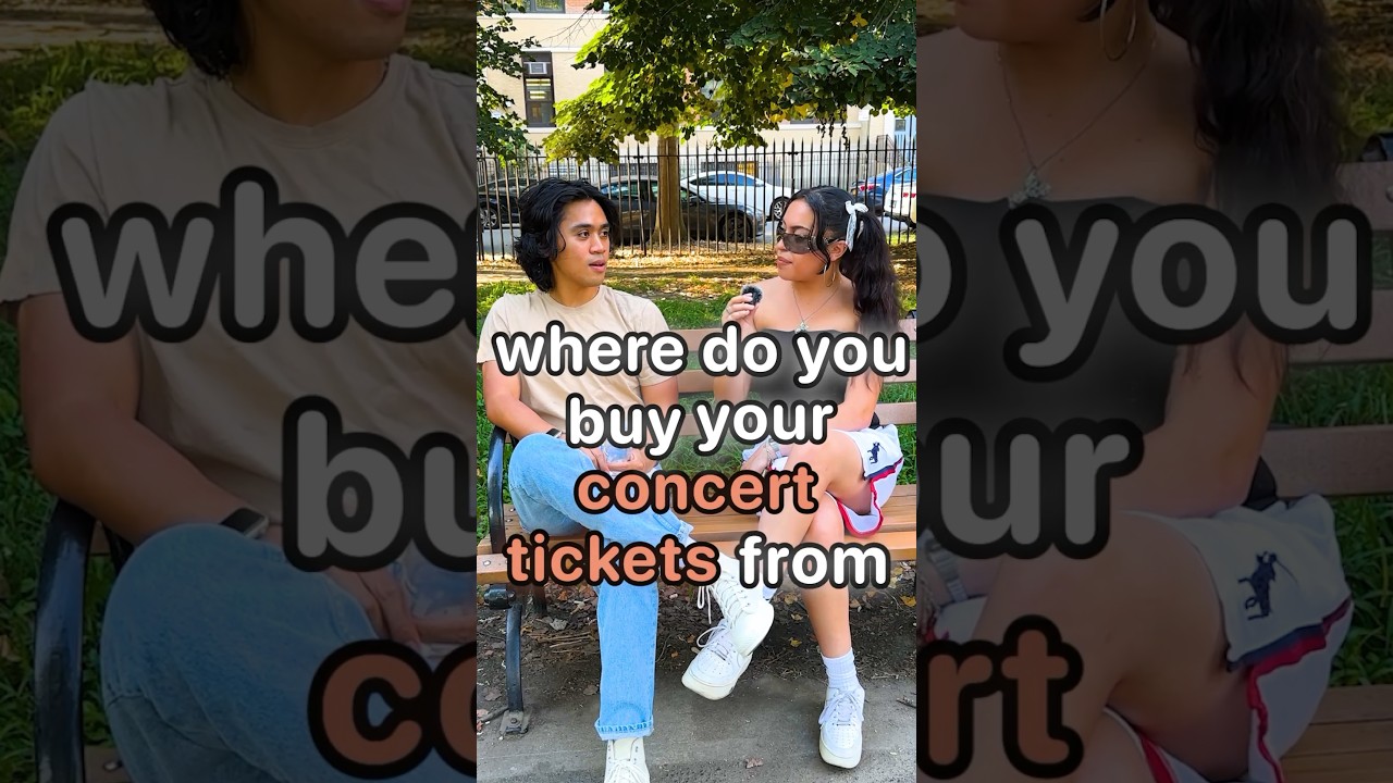 where do you buy your concert tickets? 🎟️