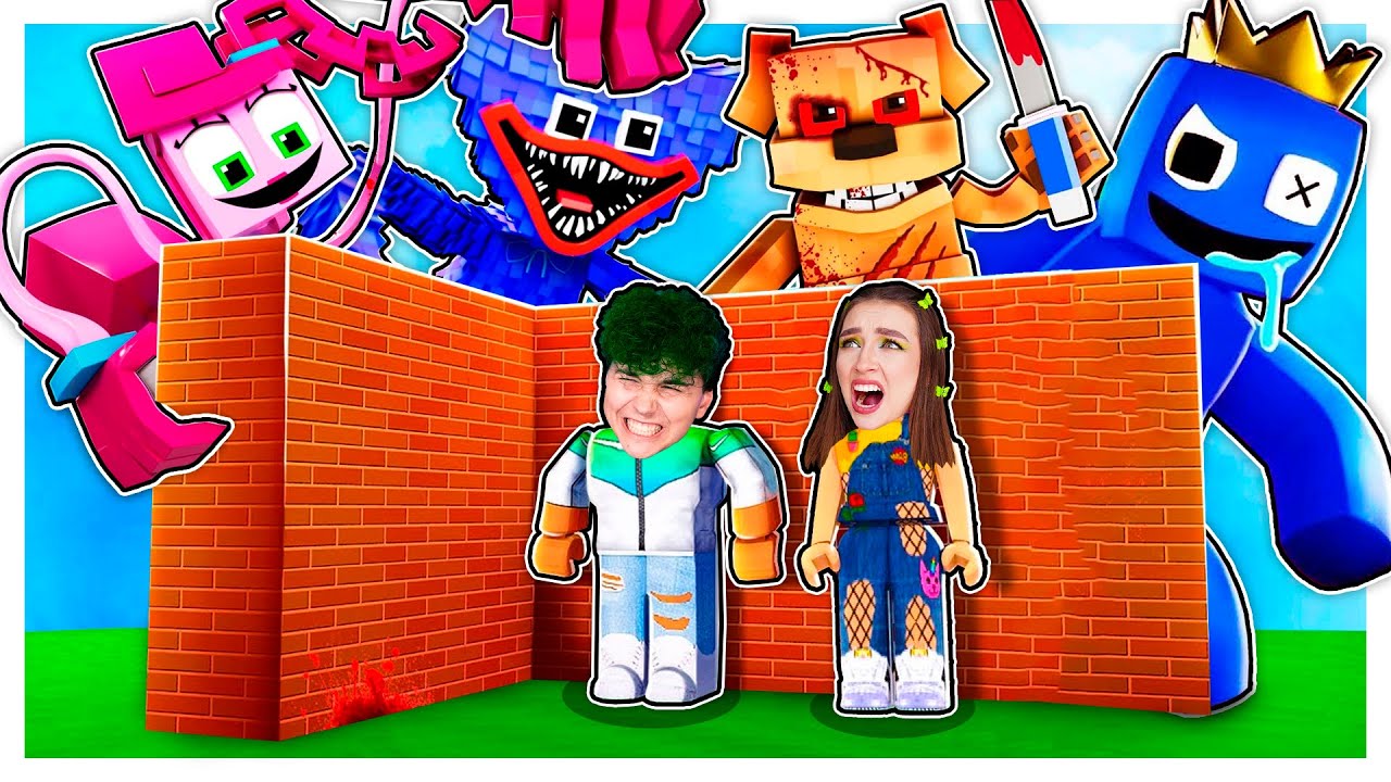 СТРОЙ СТЕНЫ - ЧТОБЫ ВЫЖИТЬ от МОНСТРОВ в РОБЛОКС 😱 ROBLOX