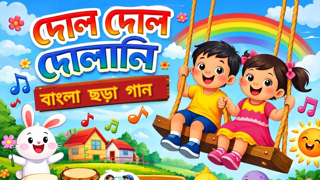🌟 দোল দোল দোলোনি | Maya Tuni Village ছড়া গান ২০২৬ #বাংলাছড়া #দোলদোলদোলোনি #ছড়াগান     