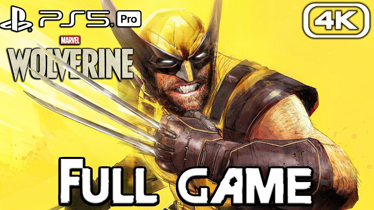 MARVEL'S WOLVERINE Gameplay Walkthrough FULL GAME (4K 60FPS) No Commentary