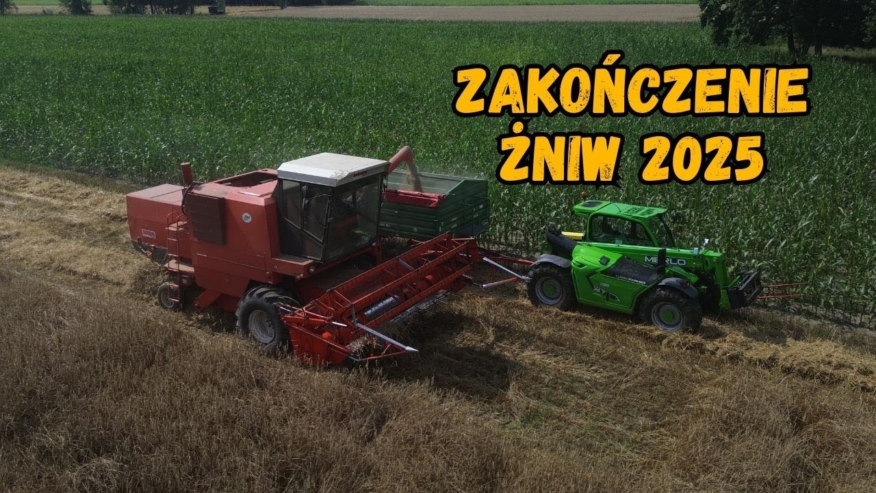 🌾 Zakończenie żniw 2025 | Pszenżyto & baloty w akcji 🚜✨