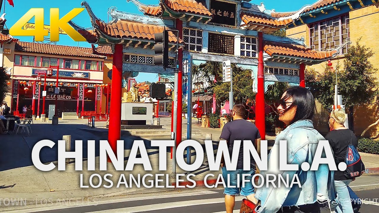 LOS ANGELES - Chinatown, Los Angeles, California, USA, Travel, 4K UHD