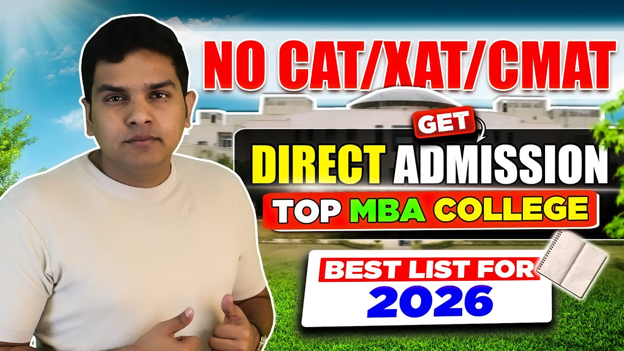 🔥 Top 10 MBA Colleges 2026 🎓| No CAT, XAT, CMAT | Direct Admission Guide | Without entrance exam 😲