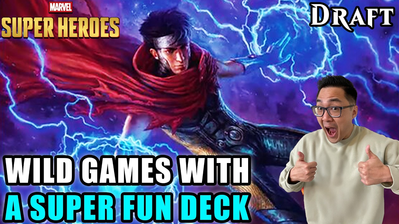 Wild Games With A Super Fun Deck | Marvel Super Heroes Draft | Early Access Event | MTG Arena