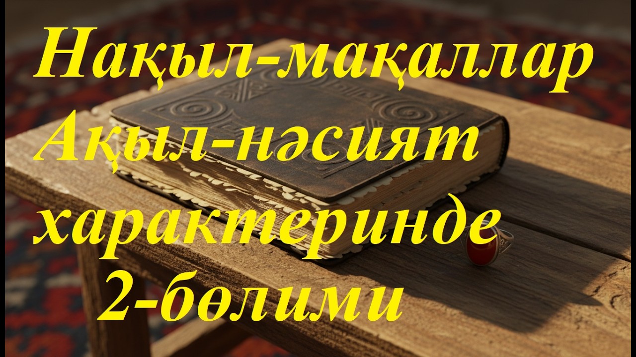 Накыл-макаллар. Акыл-насиятлар хаккында 2-болим. Каракалпакша косыклар, Qaraqalpaqsha qosiqlar.