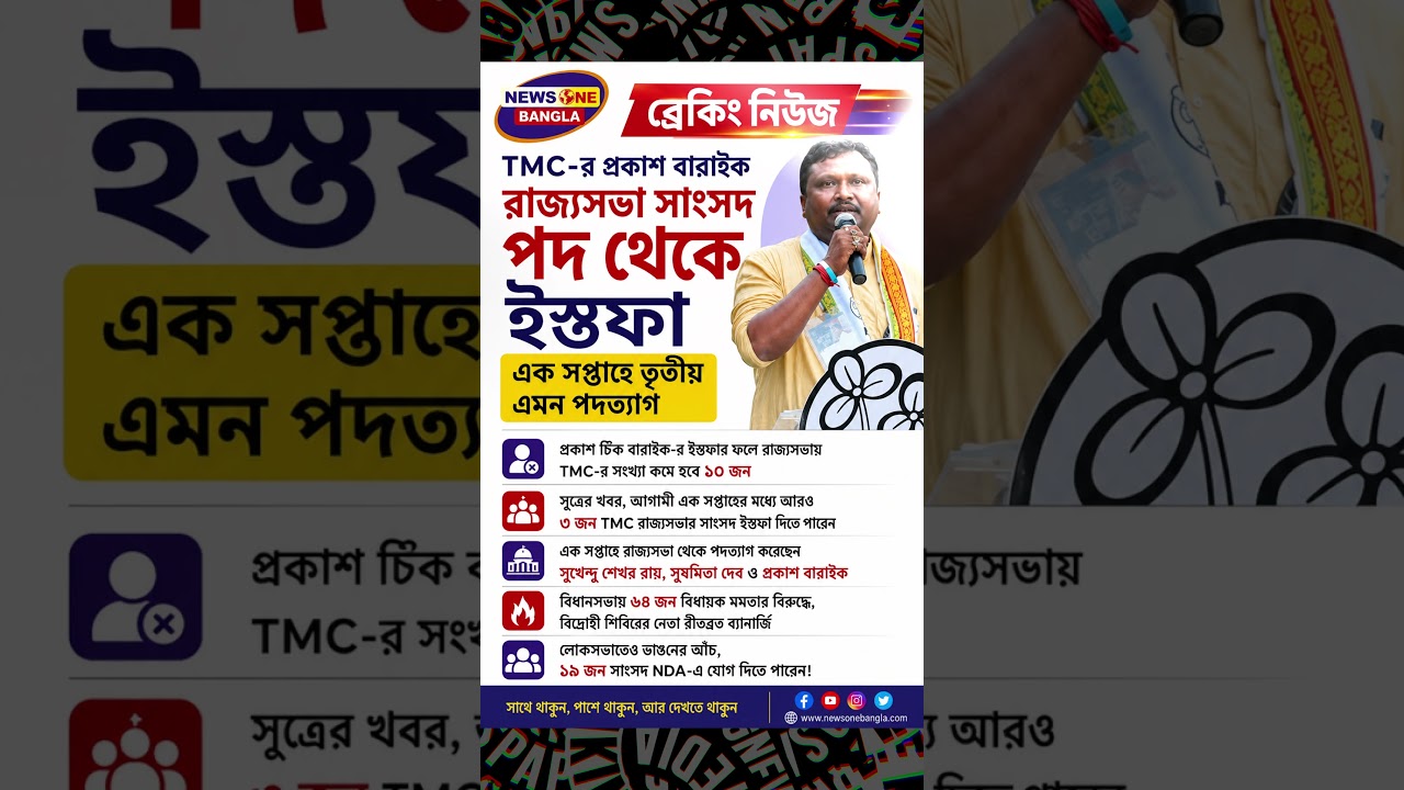 Prakash Baraik Resigns from Rajya Sabha, More MPs May Quit | Mamata Banerjee Faces Fresh Setback
