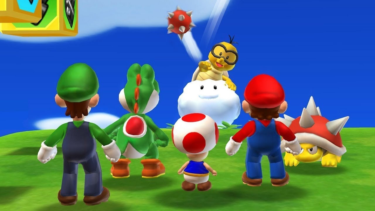 Mario Party 9 Boss Rush - Yoshi vs Mario vs Luigi vs Toad| Cartoons Mee
