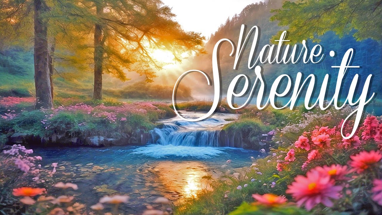 Nature Serenity | 3 Hours of Relaxing Music with Soothing Waterfalls and Birdsong