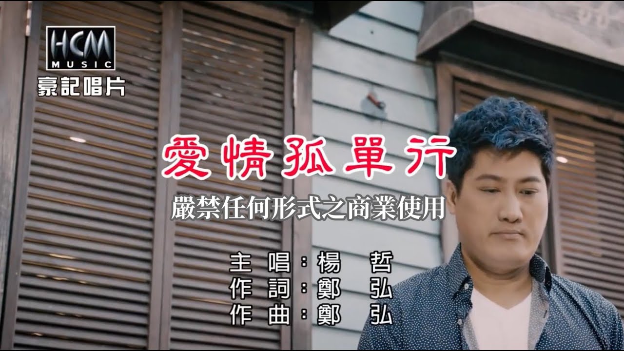 楊哲-愛情孤單行【KTV導唱字幕】1080p