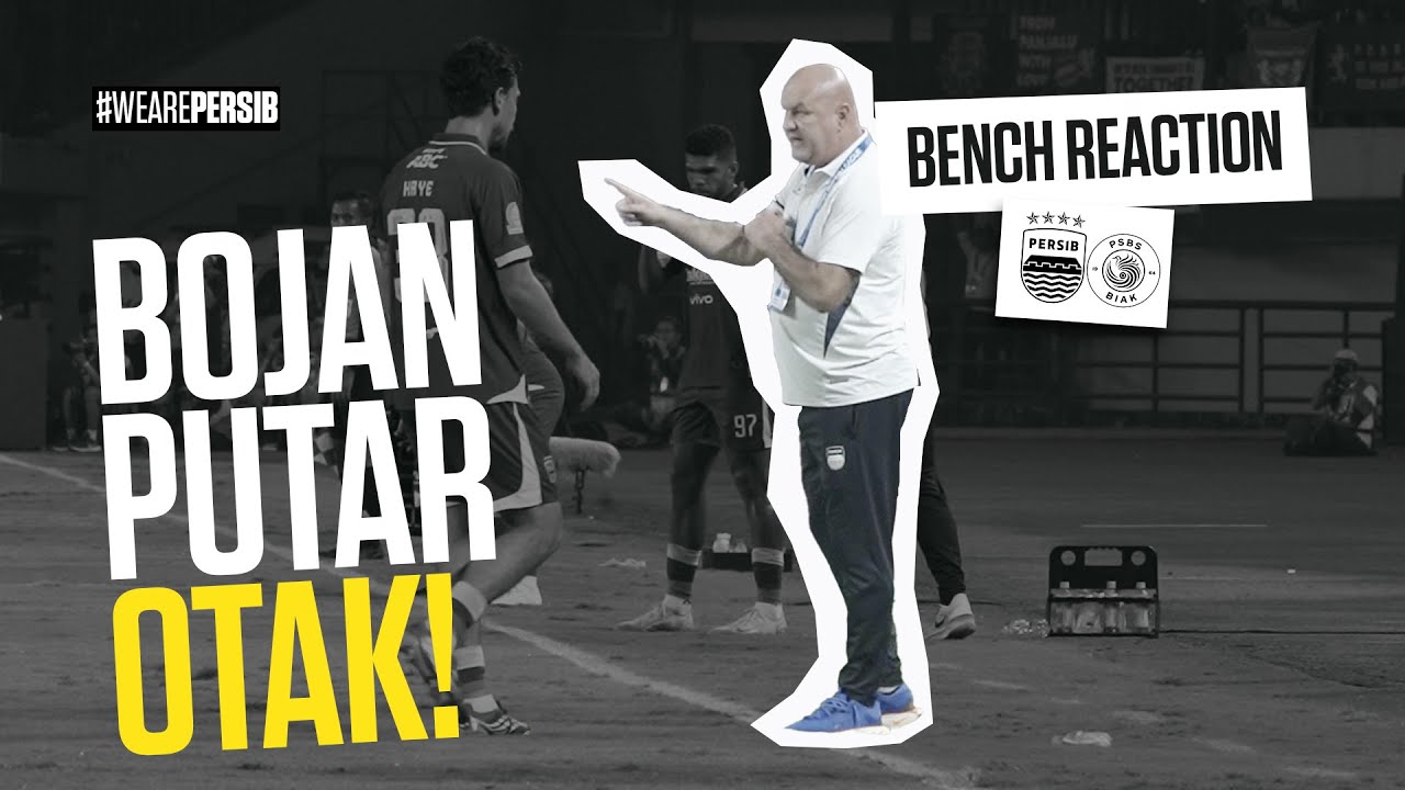 Instruksi Bojan dari Pinggir Lapang Ubah Gaya Permainan PERSIB | Bench Reaction
