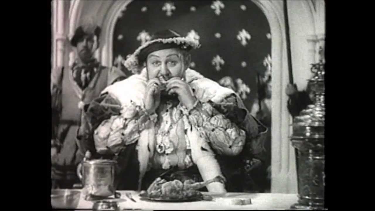 Charles Laughton as King Henry VIII - Chicken Eating Scene