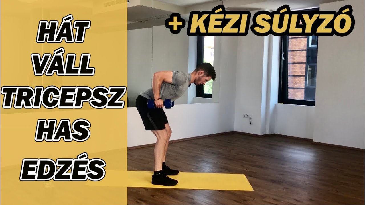 Felsőtest edzés kézi súllyal otthon | 20 perc | Durofit