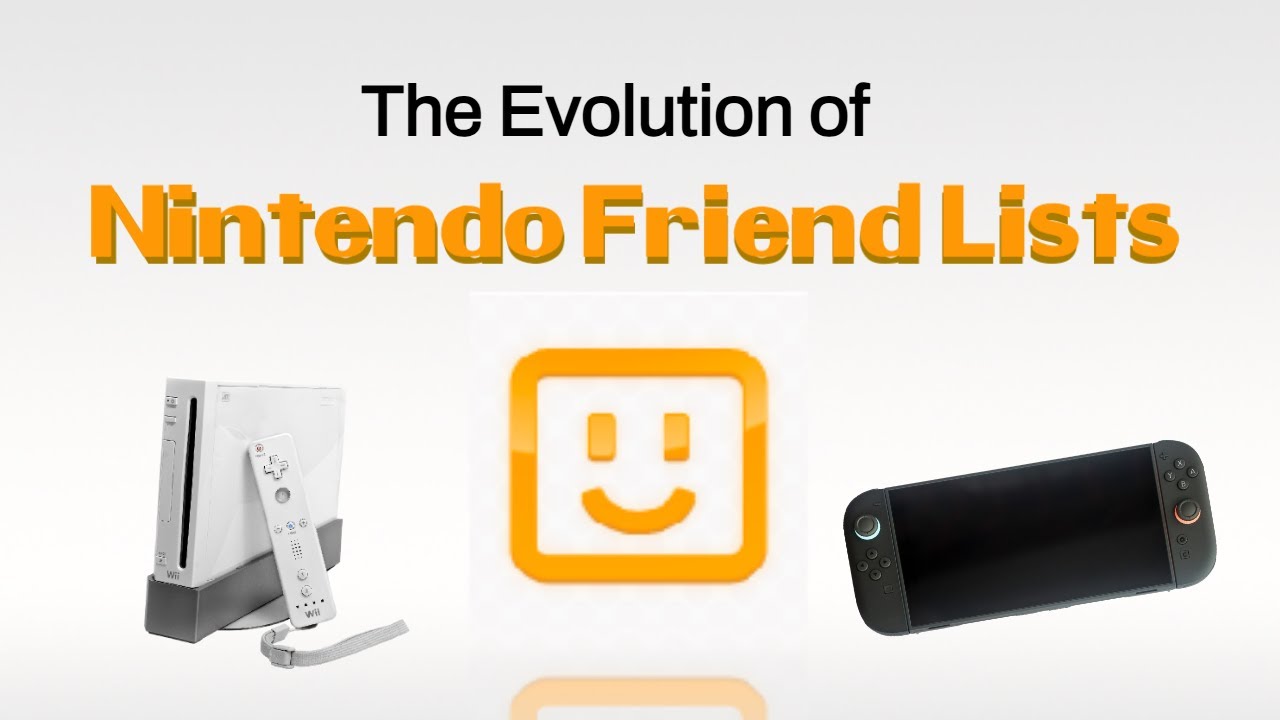 The Evolution of Nintendo Friend Lists (because why not)