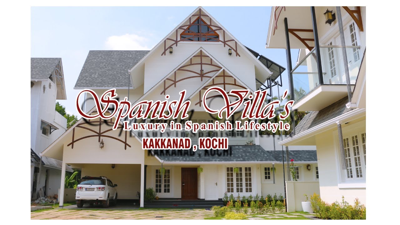 Spanish Villa From Greentech Builders | Luxury Villa In Kakkanad  Villas in kakkanad Villas in Kochi