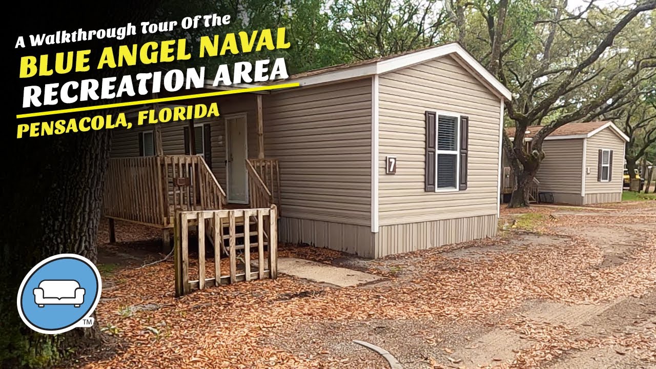 Blue Angel Naval Recreation Area- A Tour  of the Trailer and Amenities