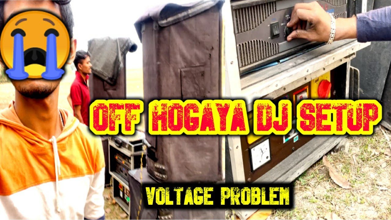 Off Hogaya 😭 Dj voltage problem // Setup off ho gaya 2Bass 2top Dj setup by sukdeb
