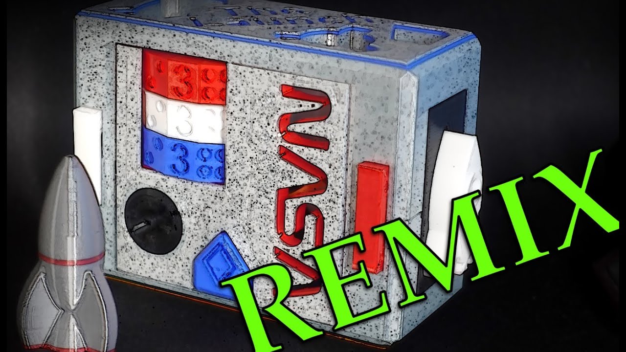 The Launch - 3D Print Puzzle Box on Thingiverse - REMIXED - and 3, 2, 1 MEGA ROCKET LAUNCH!!