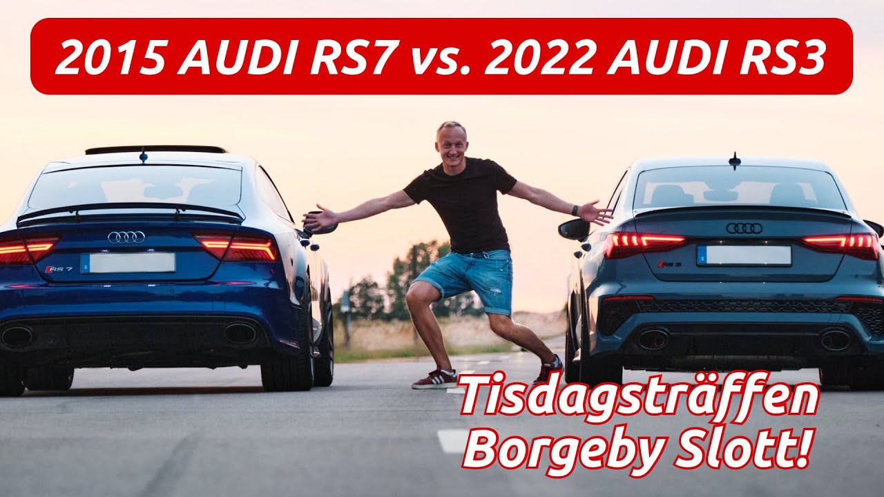 Car spotting at Tisdagsträffen Borgeby Slott *AUDI RS RACE!*