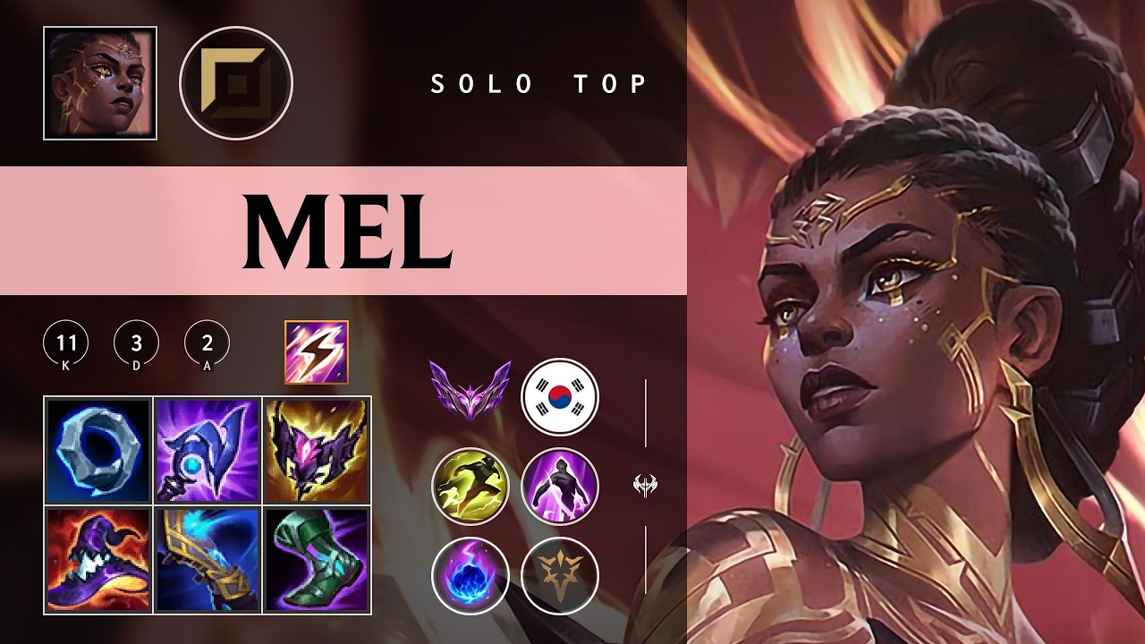 Mel Top vs Rumble - KR Master Patch 26.05
